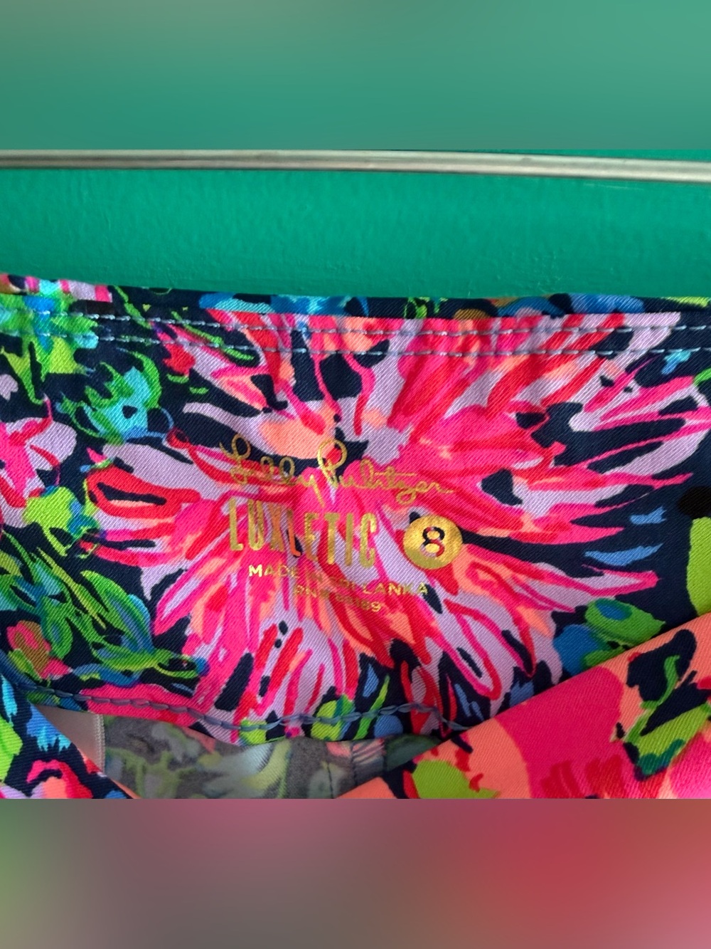 EUC Lilly Pulitzer Luxletic Corso Golf Pants - 8 - Picture 3 of 3